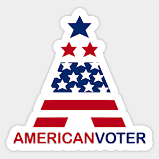 American Voter Sticker